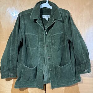 Joneswear Sport Women’s Jacket L Large Green Button Up Pockets Heavyweight